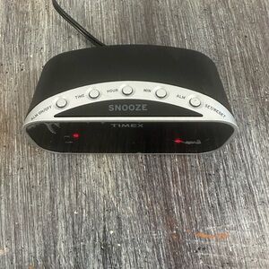 Timex Black and Silver Digital Clock